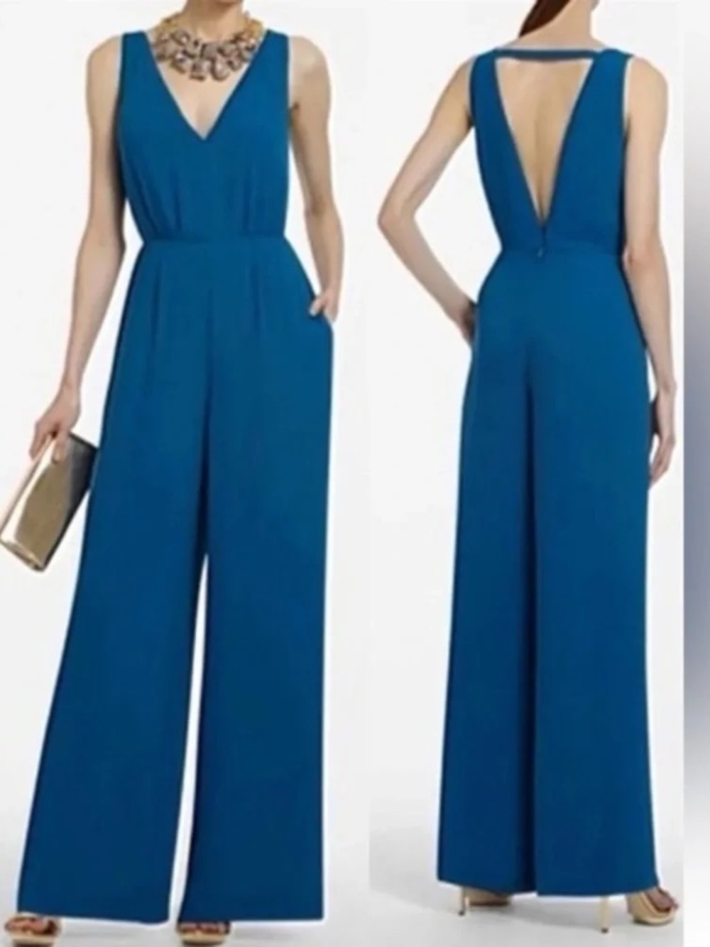 BCBG Team Wide Leg Jumpsuit
